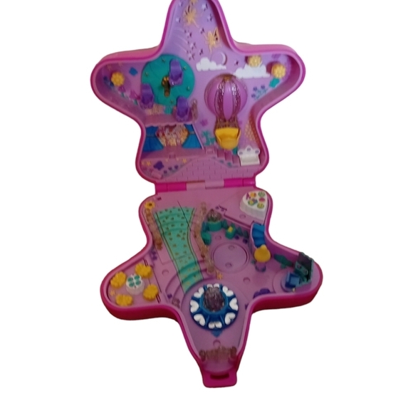 Blue Bird Other - 1993 Rare Vintage Blue Bird Polly  Pocket Star Compact Fairylight Wonderland